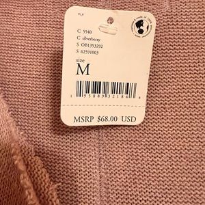 Free People Womens Like a Boss Surplice Top – Silver Berry – Size Medium